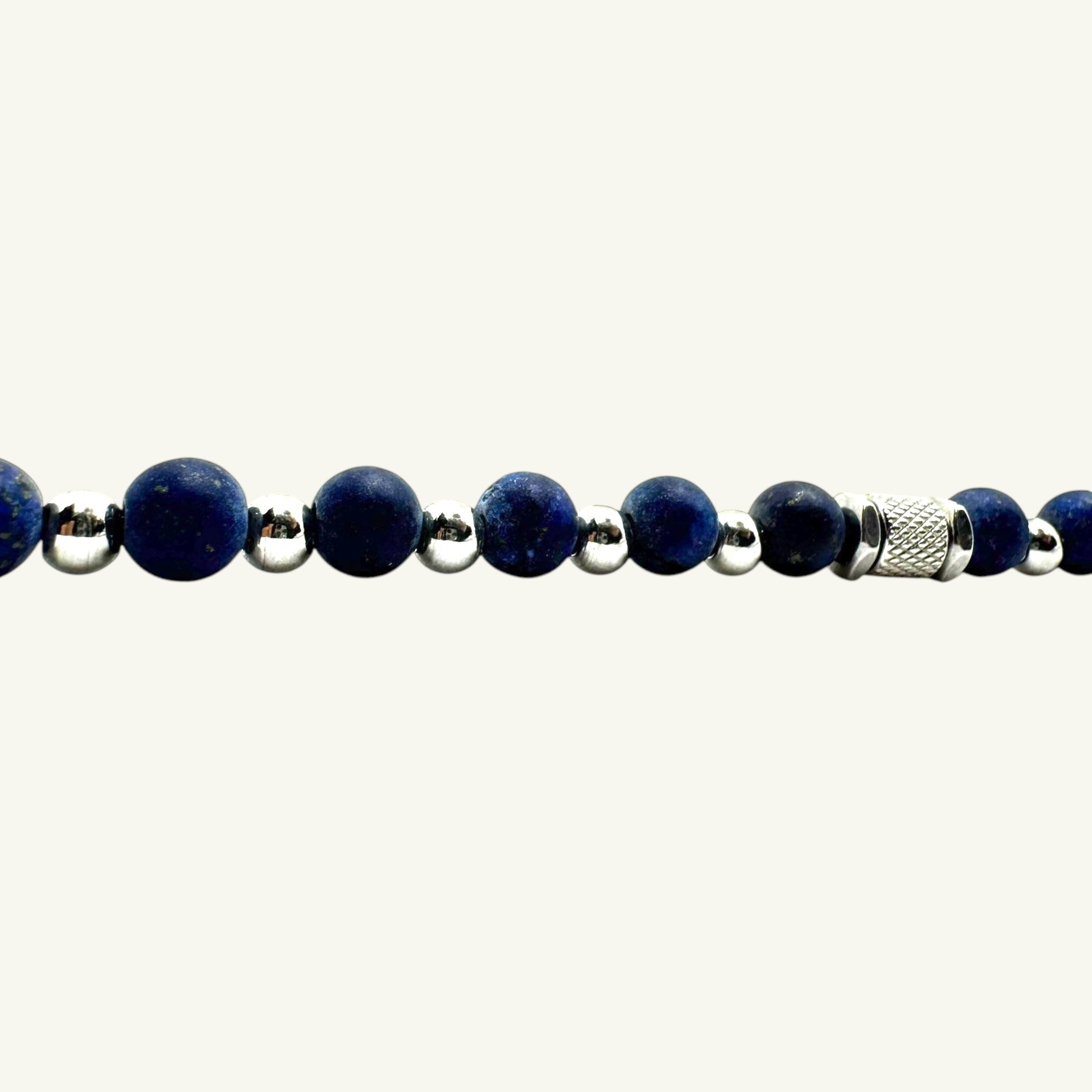 Bracciale lapislazzuli 5x5 mm Sharifa Crystals
